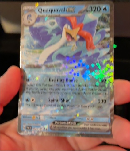 2023 Pokémon Paldea Evolved #52 Quaquaval EX — front