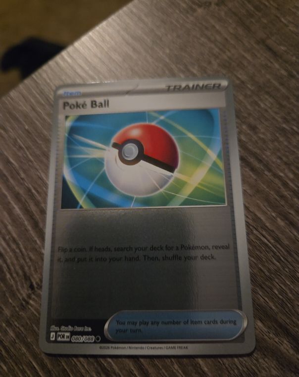 2026 Pokémon TCG: Perfect Order #080 Poké Ball — front