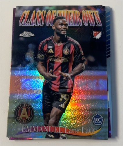 2025 Topps Chrome MLS #CO-2 Emmanuel Latte Lath Class of Their Own — front