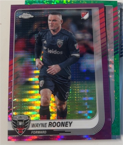 2025 Topps Chrome MLS #35 Wayne Rooney — front