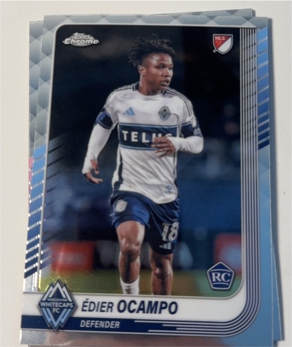 2025 Topps Chrome MLS #54 Édier Ocampo — front