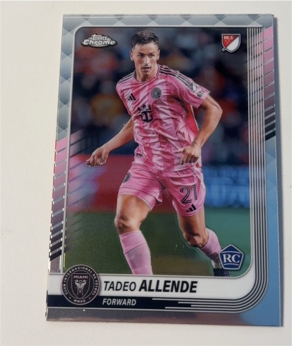 2025 Topps Chrome MLS #28 Tadeo Allende — front