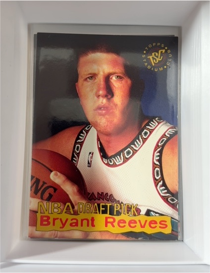 1995-96 Topps Stadium Club Draft Picks #6 Bryant Reeves — front