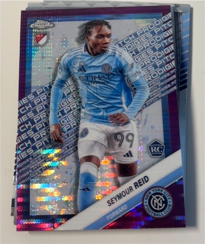 2025 Topps Chrome MLS Pitch Prodigies #196 Seymour Reid — front