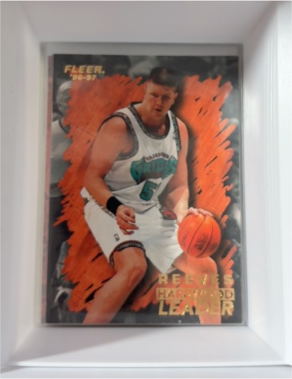 1996-97 Fleer #147 Bryant Reeves Hardwood Leader — front