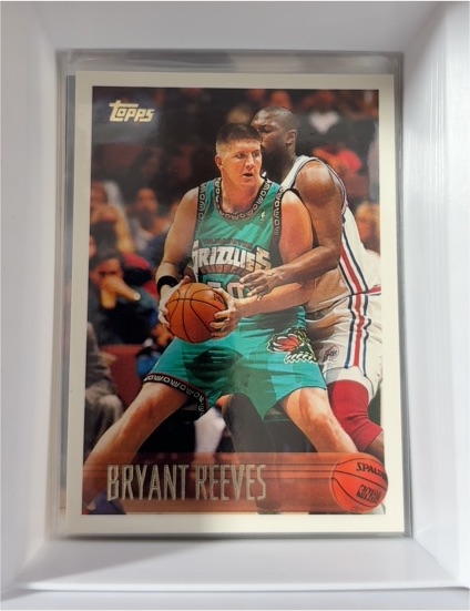 1996-97 Topps #21 Bryant Reeves Vancouver Grizzlies — front