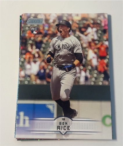2025 Topps Stadium Club #196 Ben Rice — front
