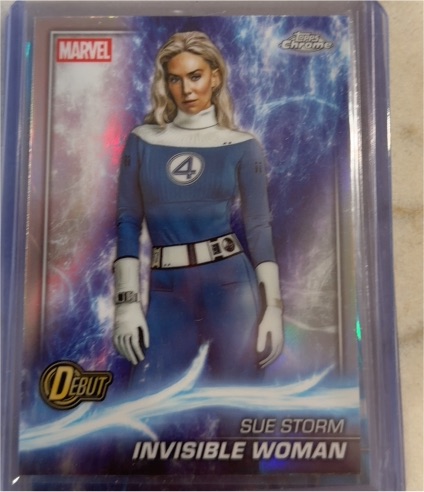 2025 Topps Chrome Marvel #195 Sue Storm Invisible Woman — front