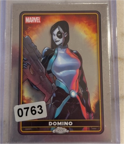 2025 Topps Chrome Deadpool #4 Domino — front