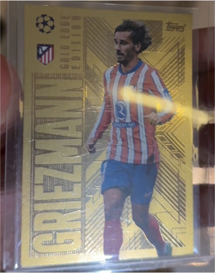2024-25 Topps UEFA Club Competitions Gold Edge Antoine Griezmann — front