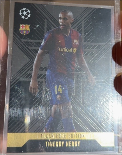 2024 Topps Match Attax Extra Black Edge Edition #BLA7 Thierry Henry — front