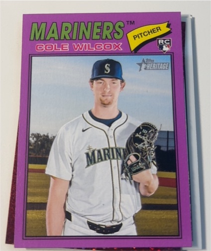 2026 Topps Heritage #155 Cole Wilcox — front