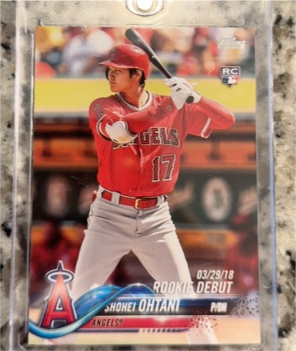 2018 Topps Update Series Rookie Debut #US285 Shohei Ohtani — front