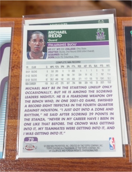 2004 Topps Chrome #79 Michael Redd — front