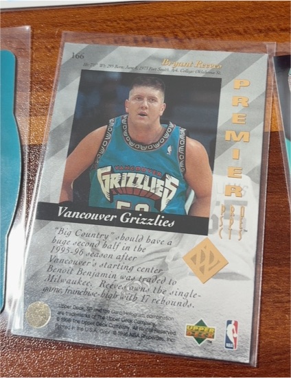 1995 Upper Deck Premier Prospects #166 Bryant Reeves — front