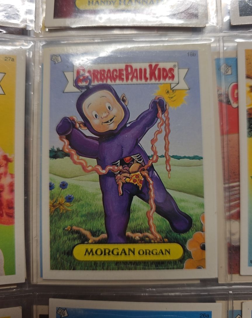 2004 Topps Garbage Pail Kids #18b Morgan Organ — front