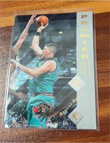 1995-96 Upper Deck SP Premier Prospects #166 Bryant Reeves Rookie Card — front