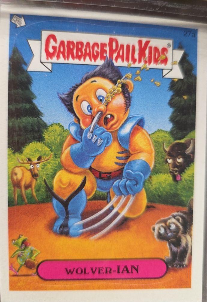 2005 Topps Garbage Pail Kids All-New Series 4 #27a Wolver-Ian — front