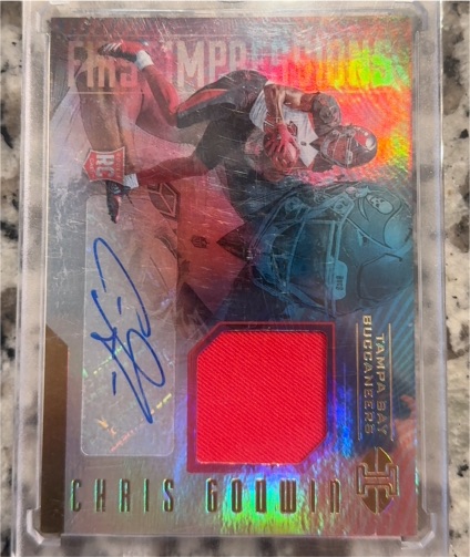 2017 Panini Illusions First Impressions Memorabilia #122 Chris Godwin — front