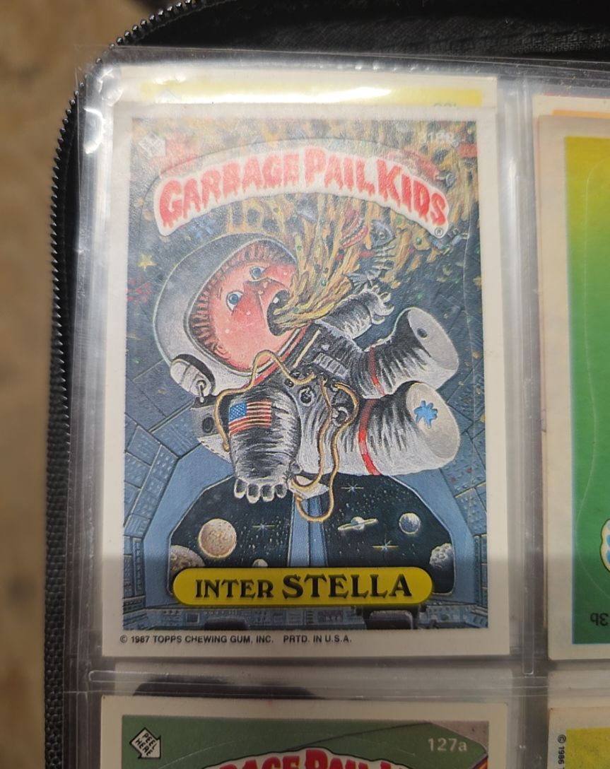1987 Topps Garbage Pail Kids #318b Inter Stella — front