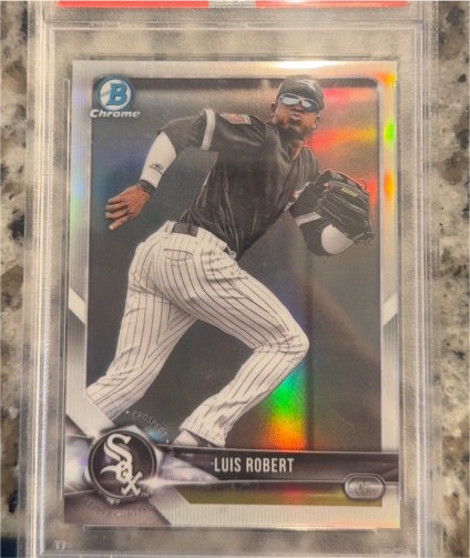 2018 Bowman Chrome Draft #BDC188 Luis Robert — front