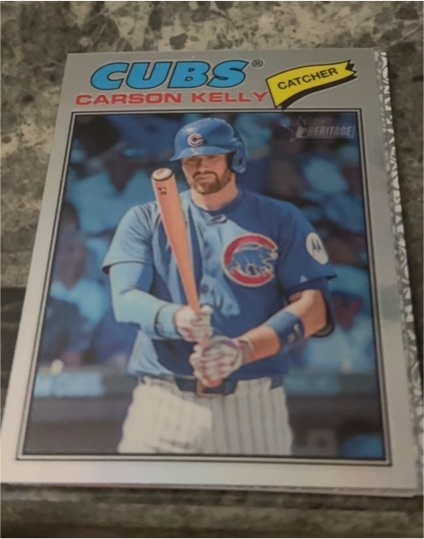 2026 Topps Heritage #326 Carson Kelly — front