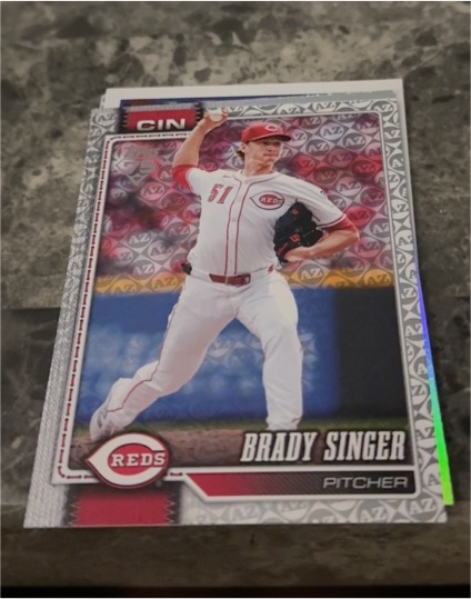 2026 Topps Baseball Spring Training AZ #282 Brady Singer — front