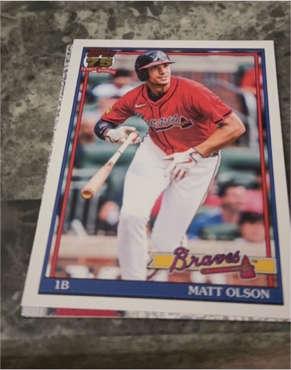 2026 Topps Series 1 #T91-53 Matt Olson — front