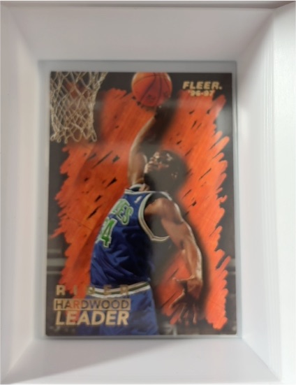 1996-97 Fleer #135 Isaiah Rider Hardwood Leader Minnesota Timberwolves — front