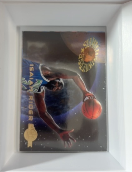 1994-95 SkyBox Premium Slammin' Universe #SU21 Isaiah Rider — front