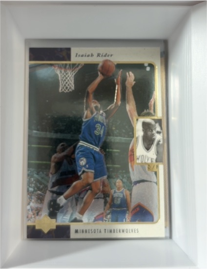 1995-96 SP #82 Isaiah Rider Minnesota Timberwolves Basketball Card — front