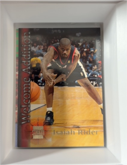 1996-97 Topps Stadium Club #WA5 Isaiah Rider Welcome Addition — front