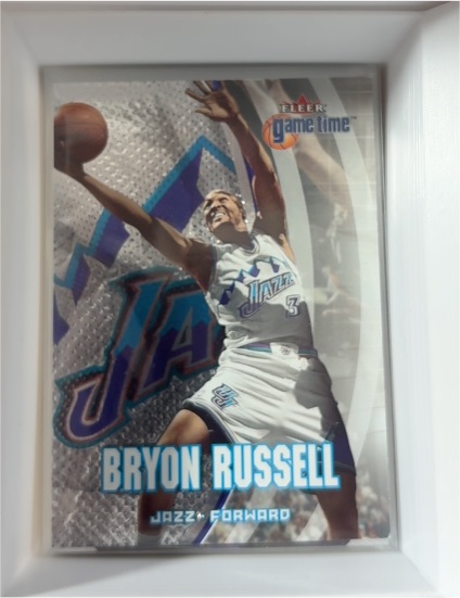 2000-01 Fleer Game Time #27 Bryon Russell — front
