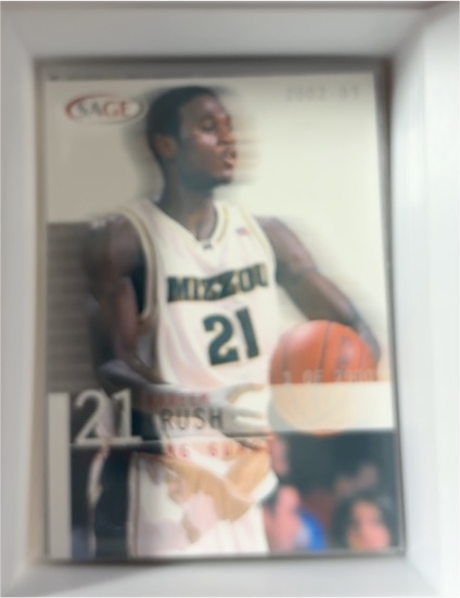 2002-03 Sage HIT Rookie Card #21 Kareem Rush Missouri Tigers — front