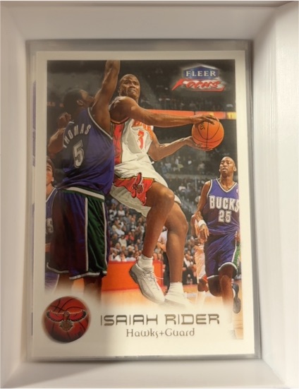 1999-00 Fleer Focus #66 Isaiah Rider — front