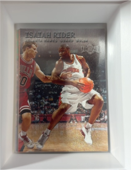 1999-00 Skybox Metal #95 Isaiah Rider — front