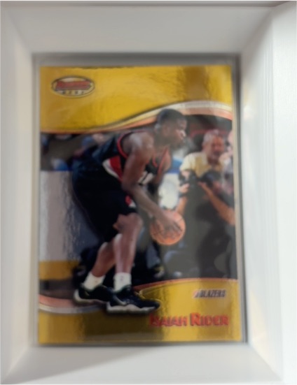 1998 Bowman's Best #75 Isaiah Rider — front