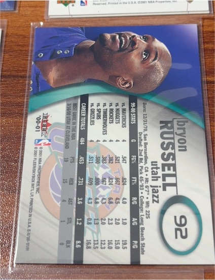 1999-00 Fleer Focus #92 Bryon Russell — front