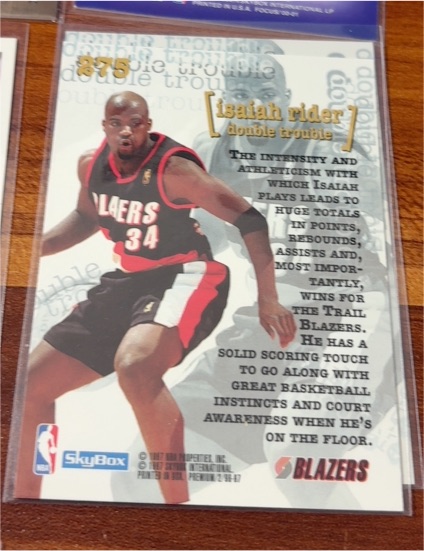 1996-97 SkyBox Premium #275 Isaiah Rider — front