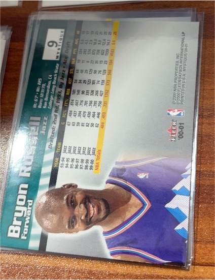 2000-01 Fleer #00-01 Bryon Russell — front