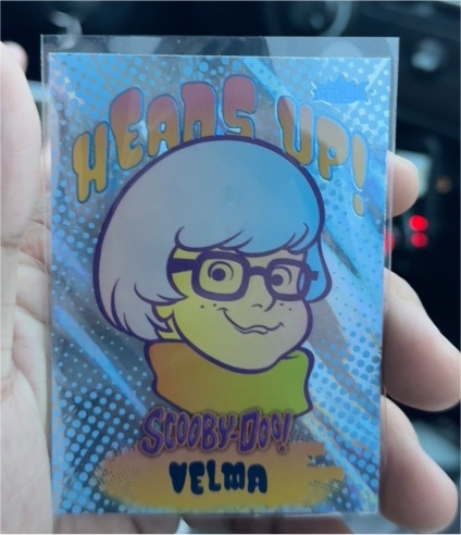 2025 Fleer Scooby-Doo Heads Up! #1 Velma Dinkley — front