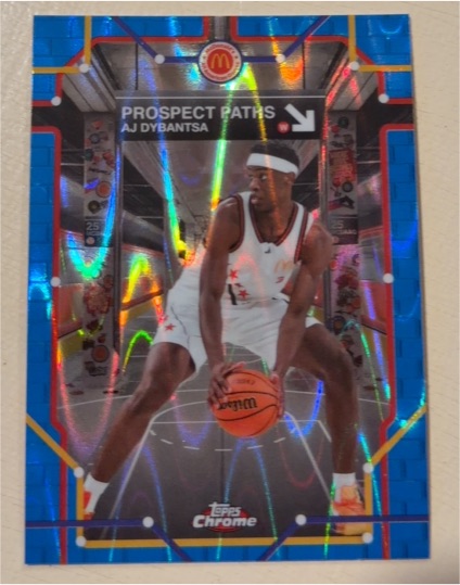 2025 Topps Chrome McDonald's All American #PP-7 AJ Dybantsa — front