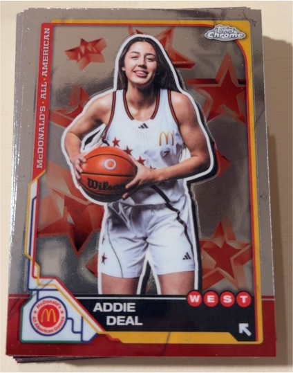 2025 Topps Chrome McDonald's All American #29 Addie Deal — front