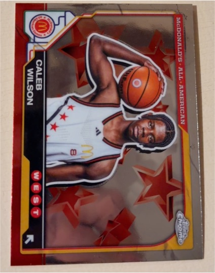2025 Topps Chrome McDonald's All American #48 Caleb Wilson — front