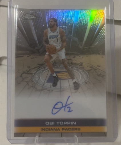 2025 Topps Chrome #TAU-OBI Obi Toppin — front