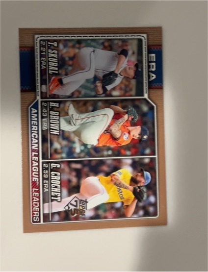 2026 Topps Series 1 #327 Tarik Skubal / Hunter Brown / Garrett Crochet — front