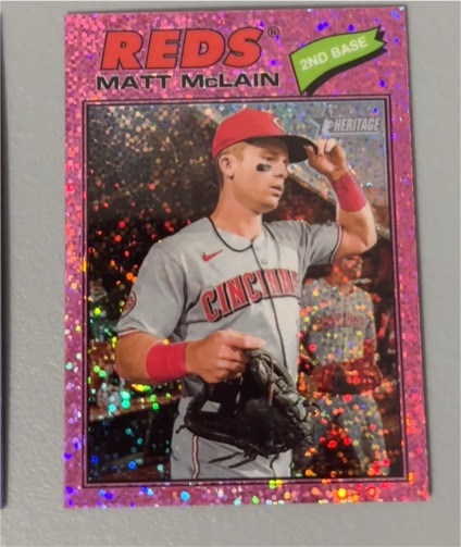 2026 Topps Heritage #252 Matt McLain — front