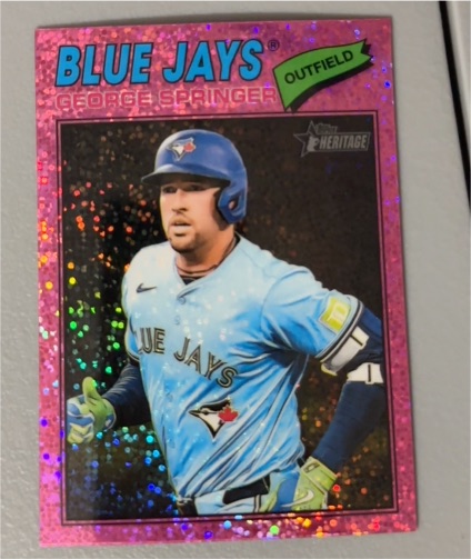 2026 Topps Heritage #108 George Springer — front