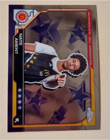 2025 Topps Chrome McDonald's All American #41 Nate Ament — front