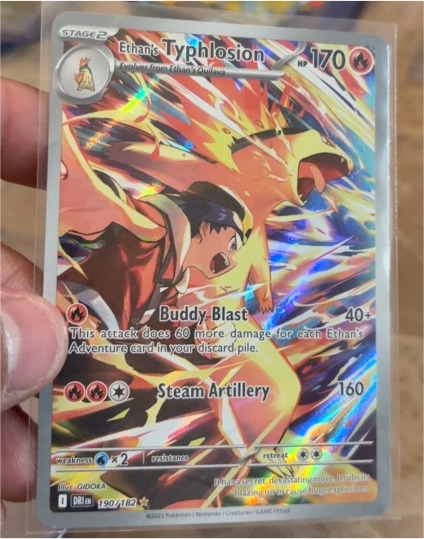 2023 Pokemon TCG #190 Ethan's Typhlosion — front
